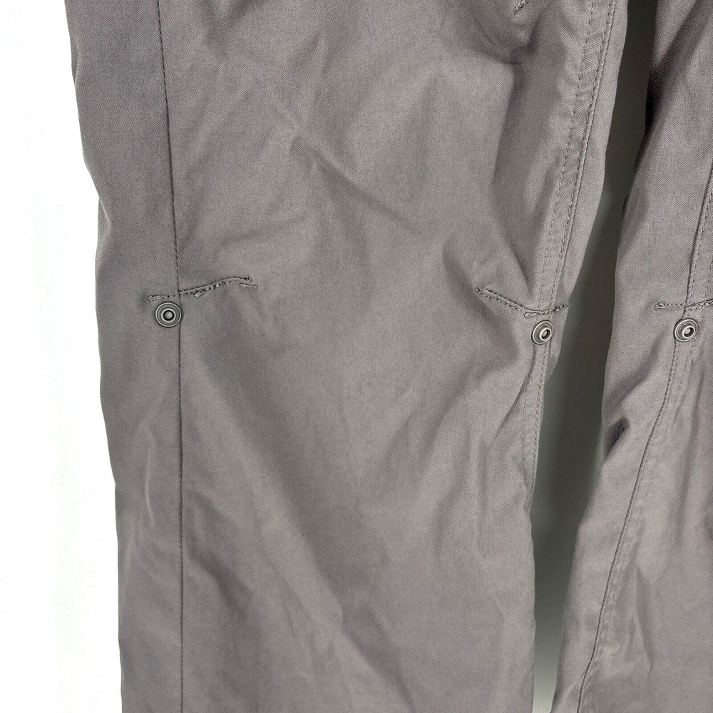Prana Halle Convertible Pants 12 Gray Hiking Stretchy Pockets Capris Outdoors - Picture 6 of 15